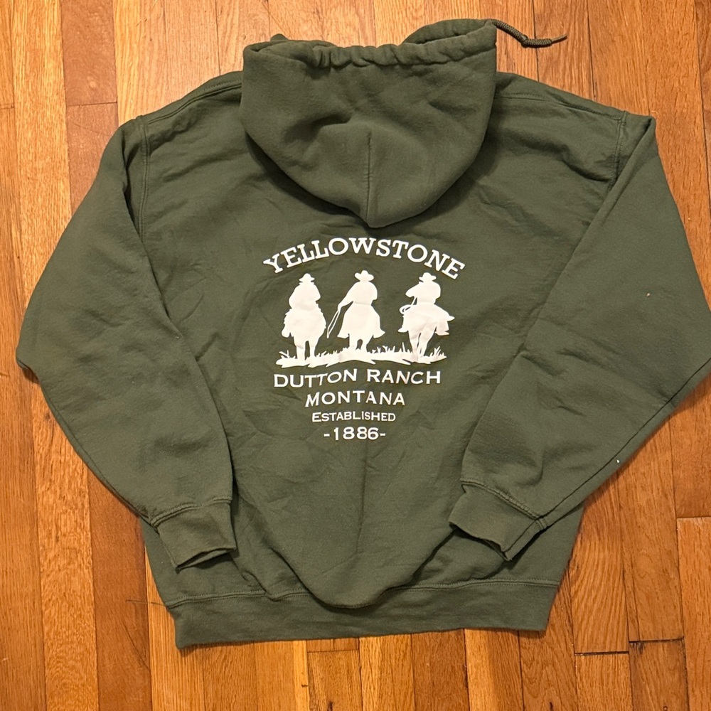 Green Yellowstone Dutton Ranch Hoodie